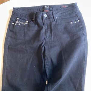 High Rise Black Jeans 8 avg. skinny